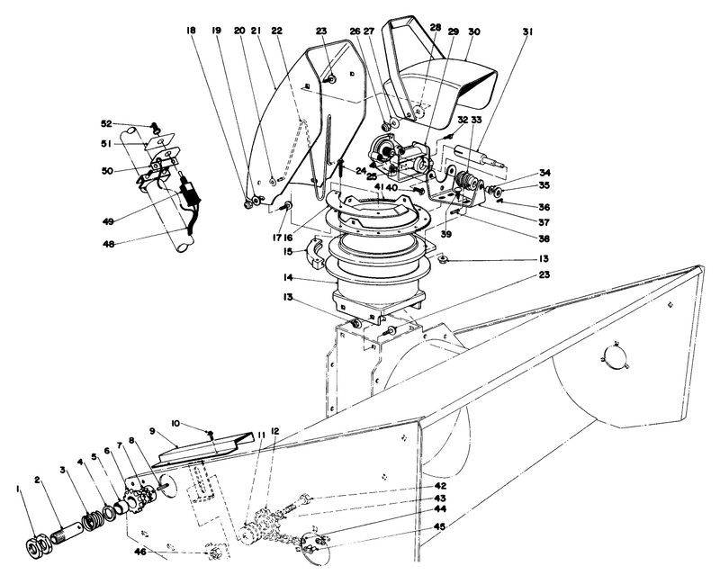 48in Snowthrower Model No30570