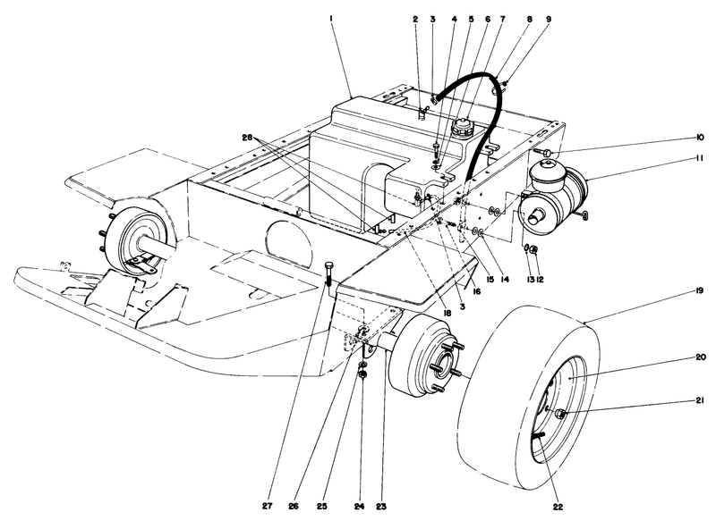Gas Tank And Air Cleaner Assembly