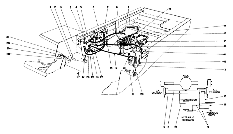 Hydraulic Valve And Lift Arm And Cylinders
