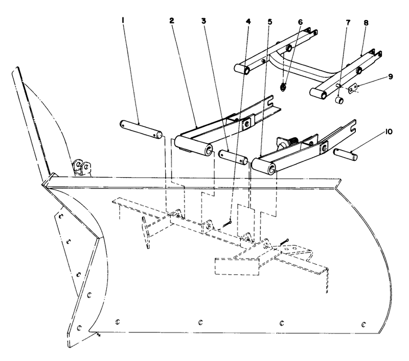 V Plow Installation No 30755 optional