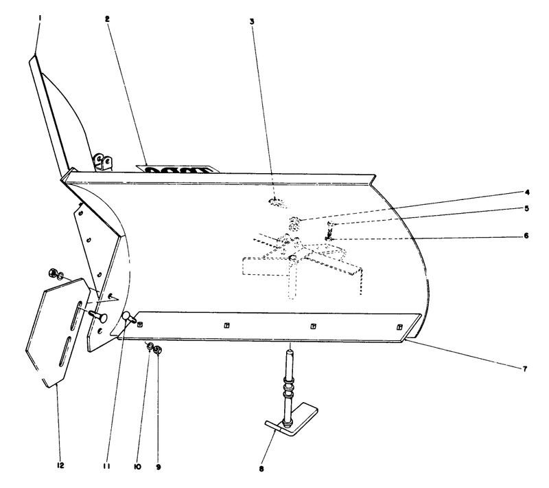 V Plow Model No 30750 optional
