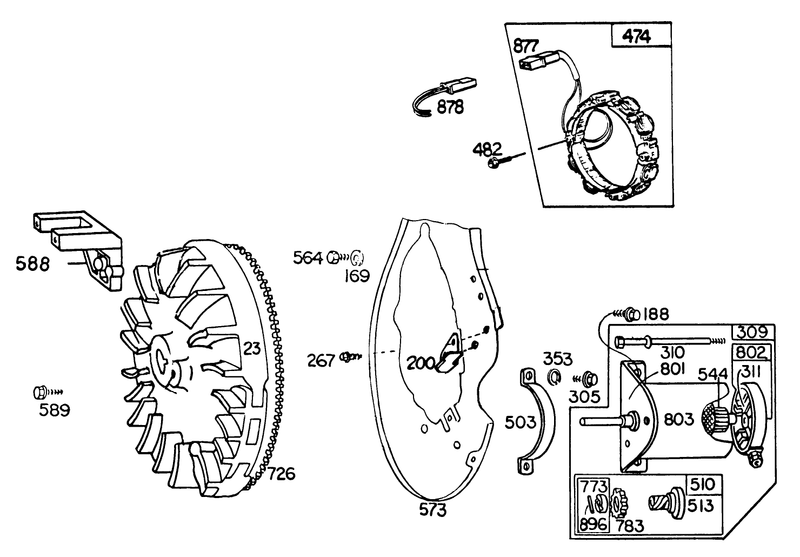 Engine Briggs And Stratton Model No 326437 0630 01
