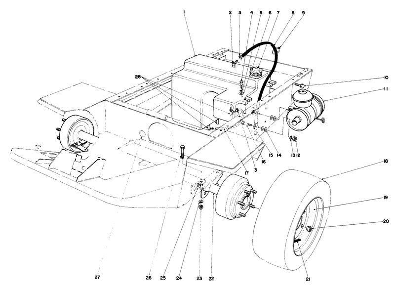 Gas Tank And Air Cleaner Assembly