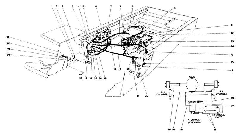 Hydraulic Valve And Lift Arm And Cylinders