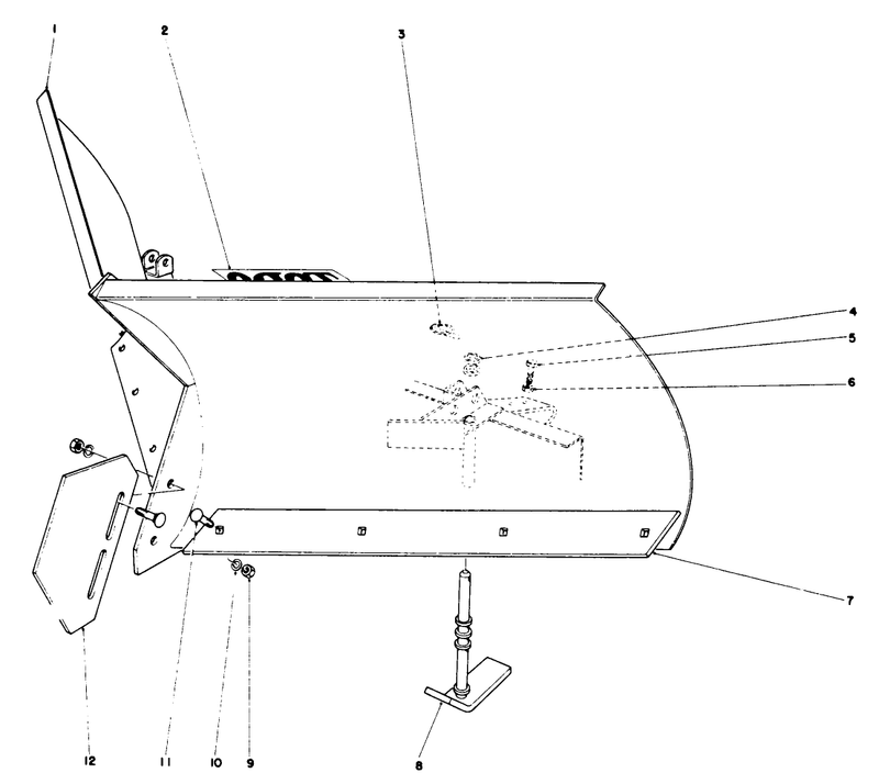 V Plow Model No 30750 optional