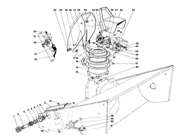 48in Snowthrower Model No 30570 optional