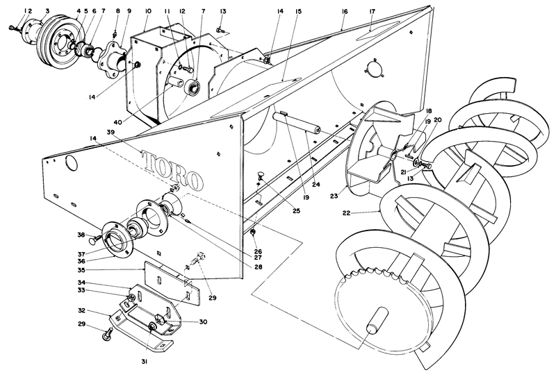 48in Snowthrower Model No 30570 optional