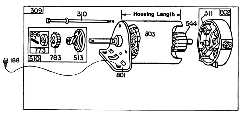 Engine Briggs and Stratton Model No 326437 0630 01