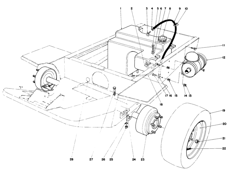 Gas Tank And Air Cleaner Assembly
