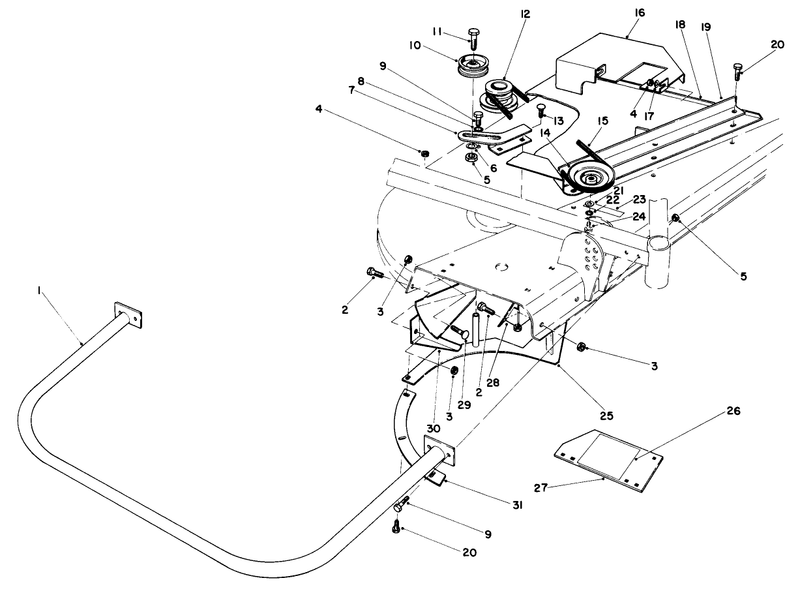 Grass Collection System Model No 30557 continued for Cutting Unit Model 30555