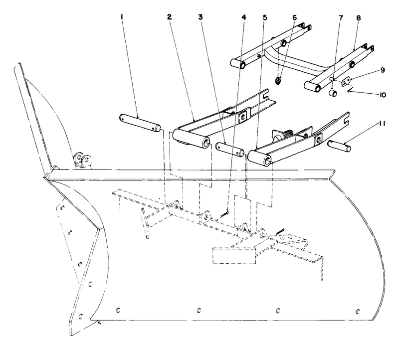 V Plow Installation No 30755 optional