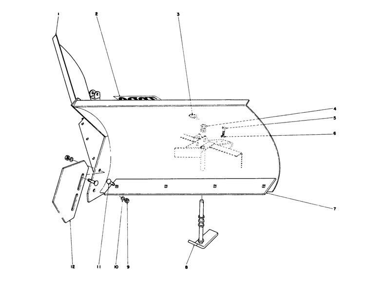 V Plow Model No 30750 optional