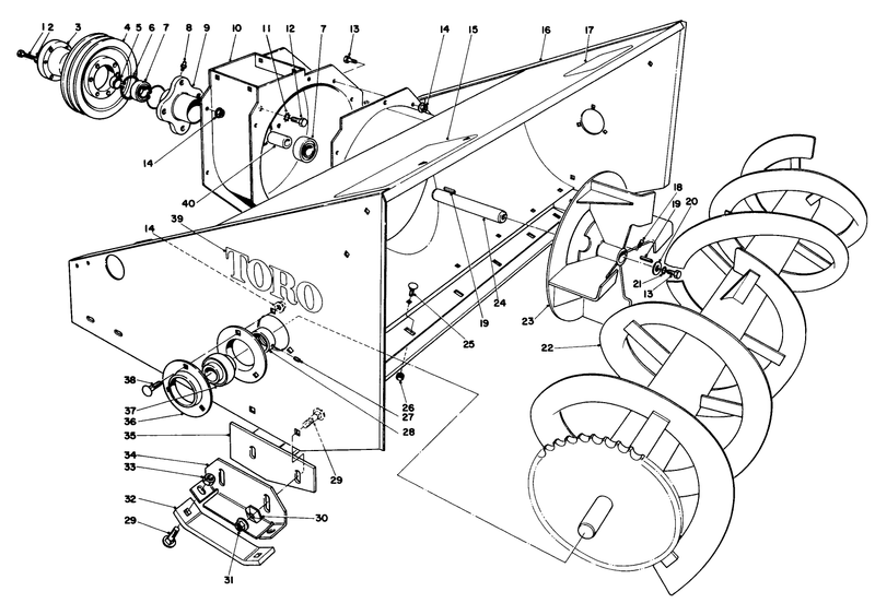 48in Snowthrower Model No 30570 optional