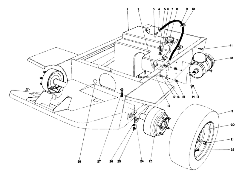 Gas Tank And Air Cleaner Assembly