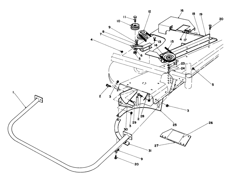 Grass Collection System Model No 30557 continuedfor Cutting Unit Model 30555