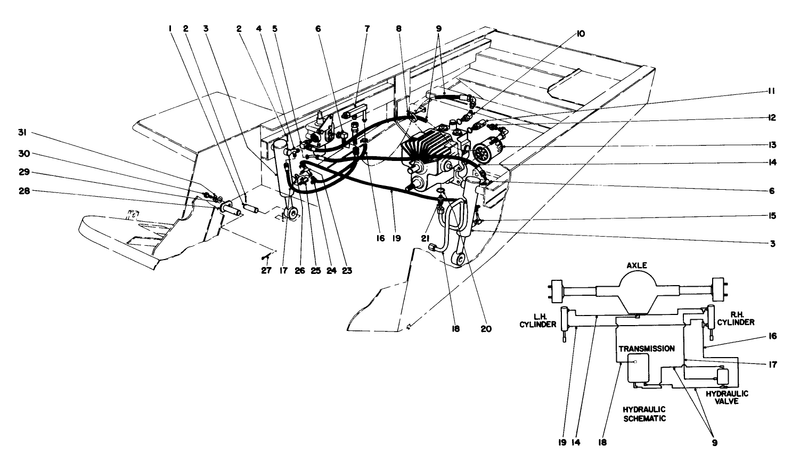 Hydraulic Valve And Lift Arm And Cylinders