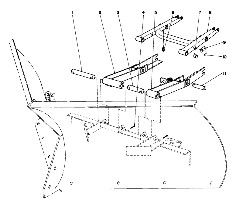 V Plow Installation No 30755 optional