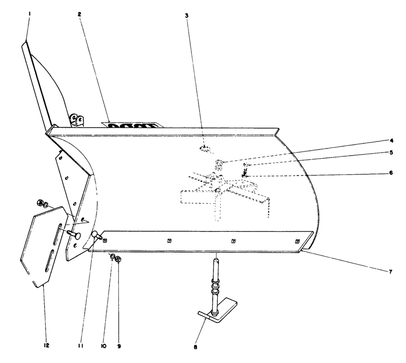 V Plow Model No 30750 optional