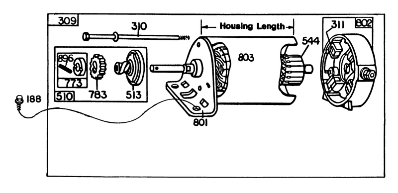 Engine Briggs and Stratton Model No 326437 0630 01