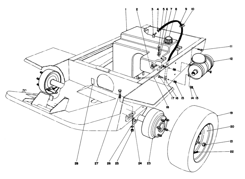 Gas Tank And Air Cleaner Assembly