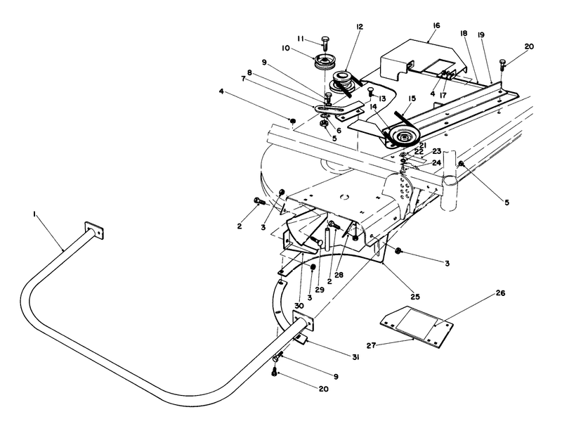 Grass Collection System Model No 30557 continued for Cutting Unit Model 30555