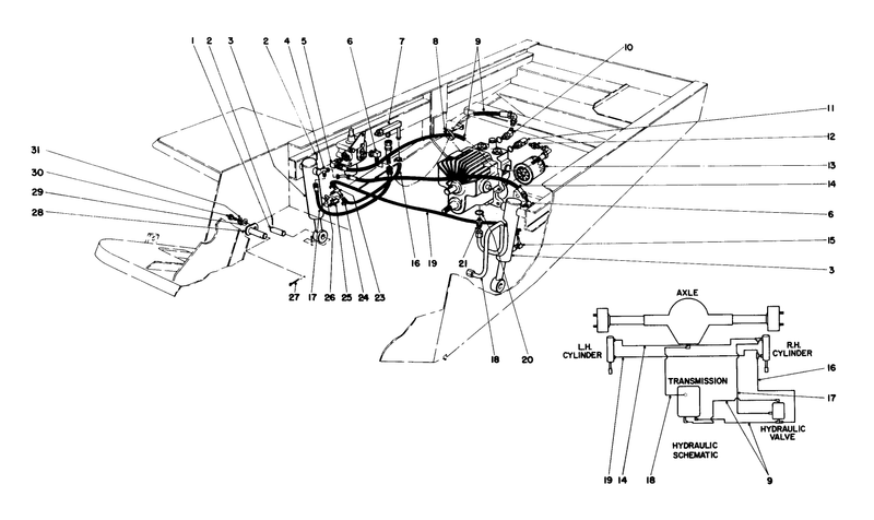 Hydraulic Valve And Lift Arm And Cylinders