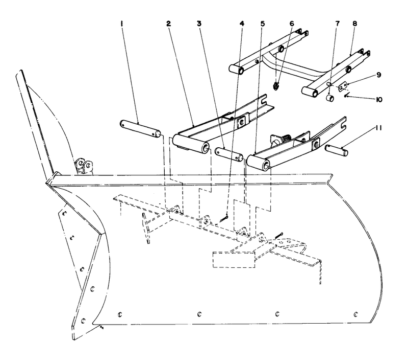 V Plow Installation No 30755 optional