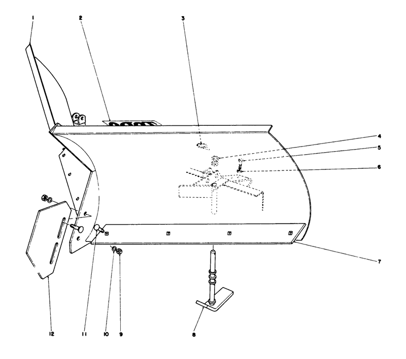 V Plow Model No 30750 optional