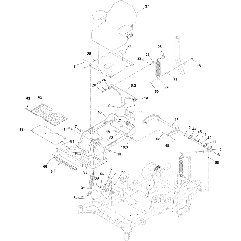 Seat Suspension Platform Assembly