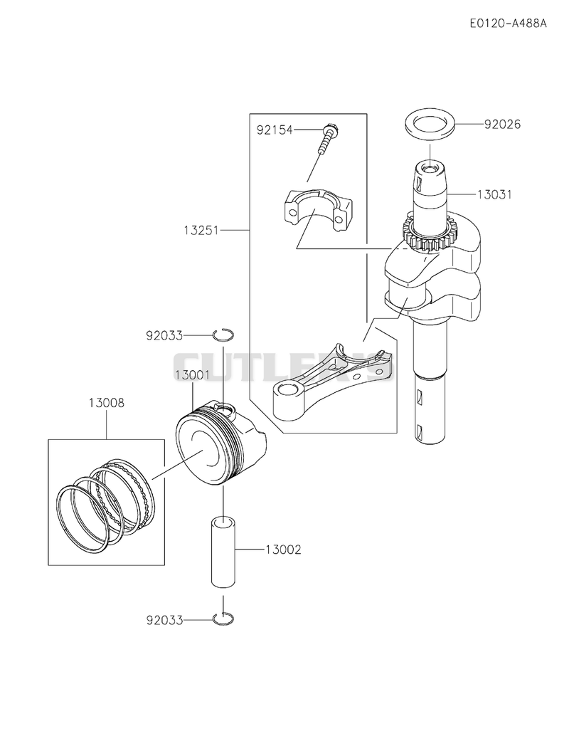 PISTON/CRANKSHAFT