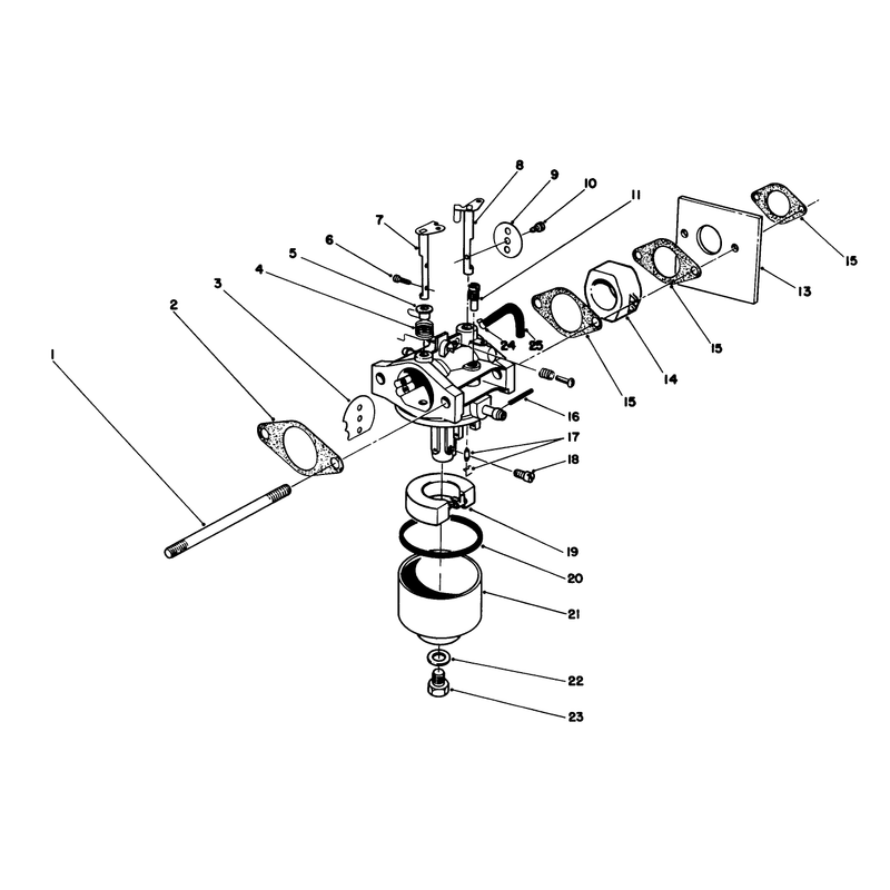 Carburetor Assembly (model No. 47pp3-6)