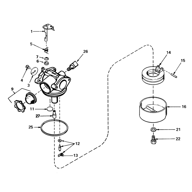 Carburetor No 632050a