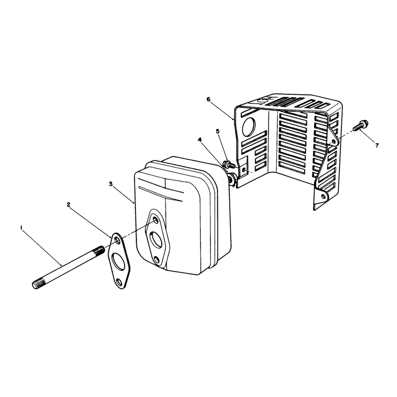 Muffler Assembly Model No Vmh7