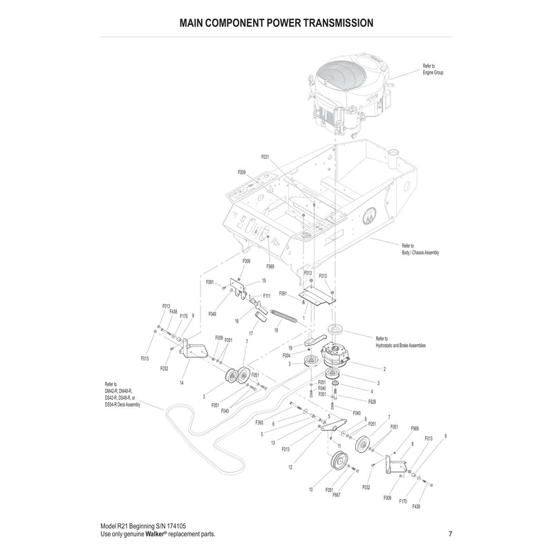 MAIN COMPONENT POWER TRANSMISSION