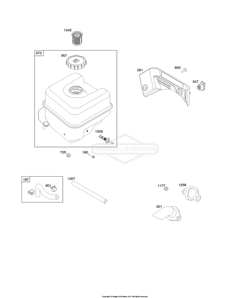 Fuel Tank, Trim Panel