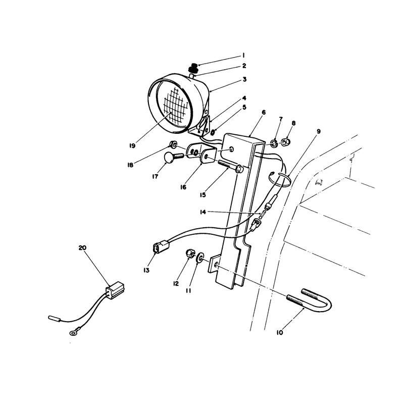Light Kit No. 66-7940 (optional)