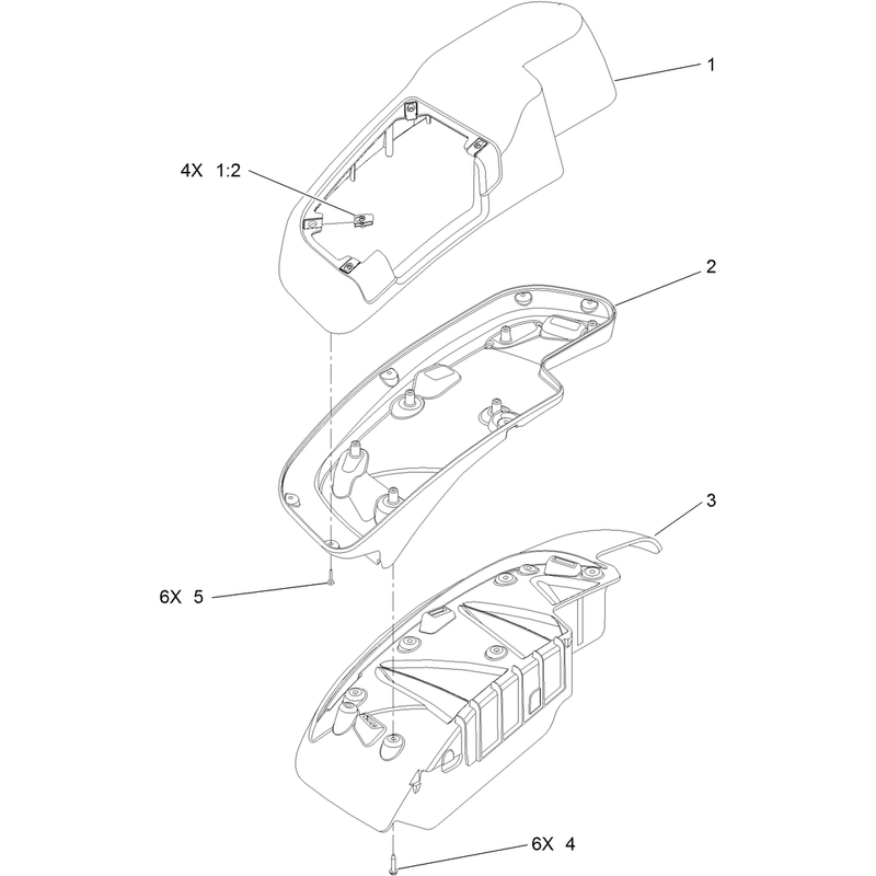 RH Console Assembly No. 115-7402