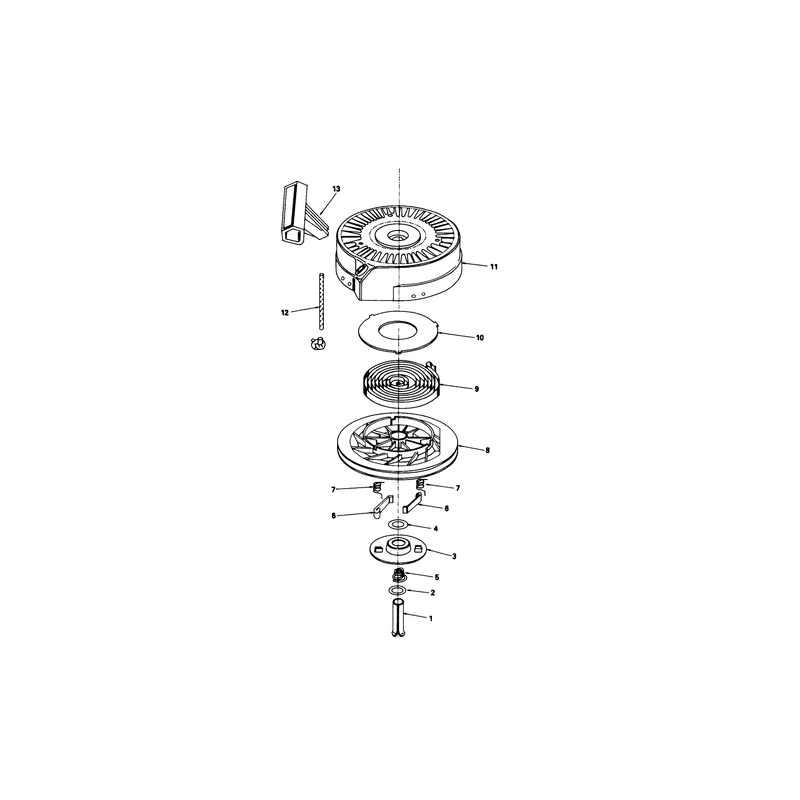 Rewind Starter No 590621