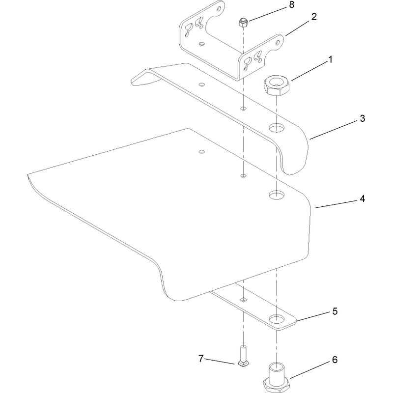 Rubber Deflector Assembly No. 114-0539
