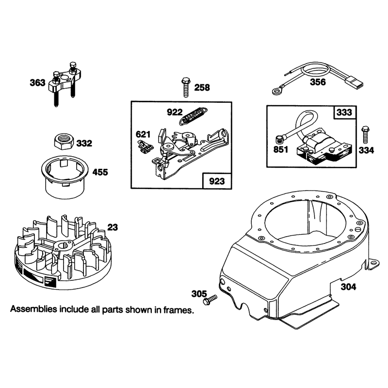 Engine Briggs and Stratton Model 122702-3171-01