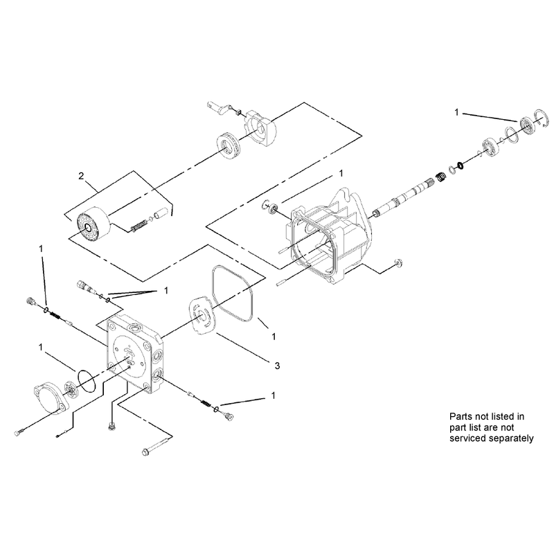 Hydraulic Pump Assembly No 106-9590 and 106-9591