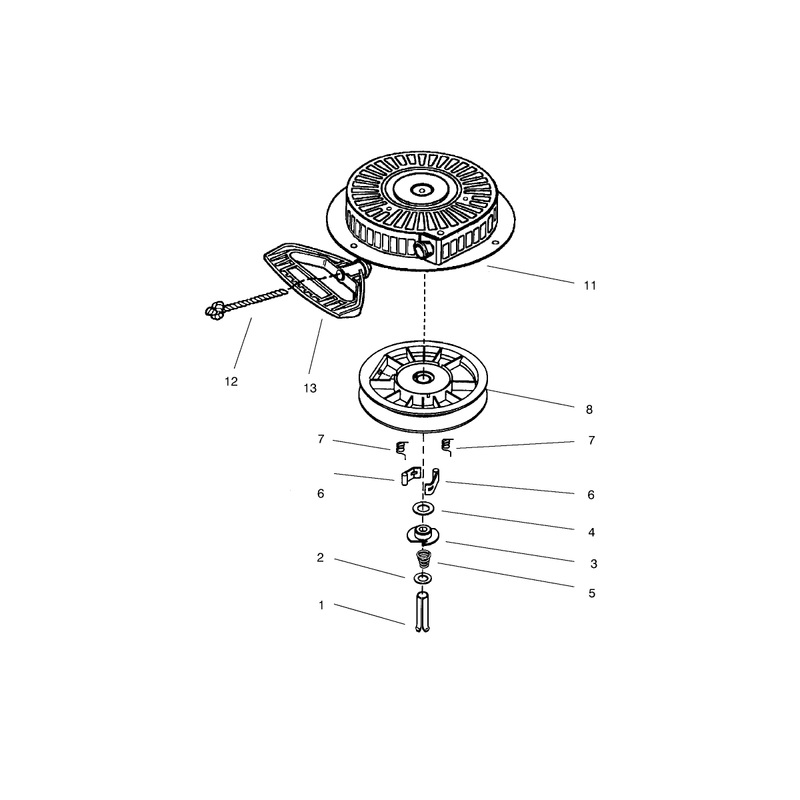 Recoil Starter #590749 (optional)