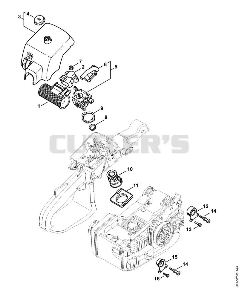 Air filter MS 200