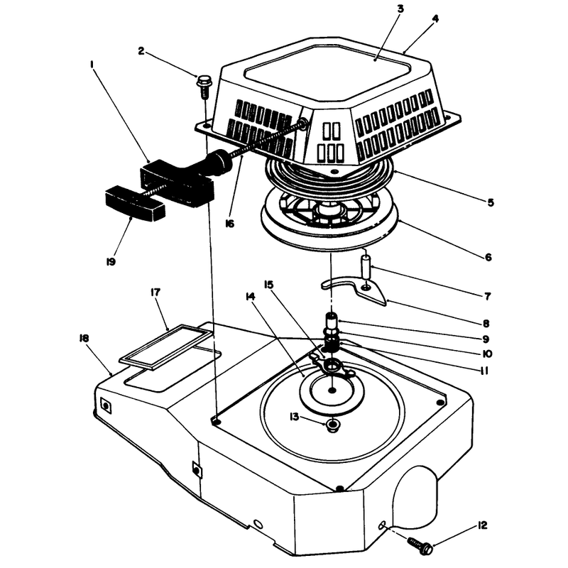 Engine Assembly Model No Vmh 7