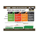 Genuine Echo 311080070 Cross-Fire .080"  Trimmer Line (350 ft.) Large Clam