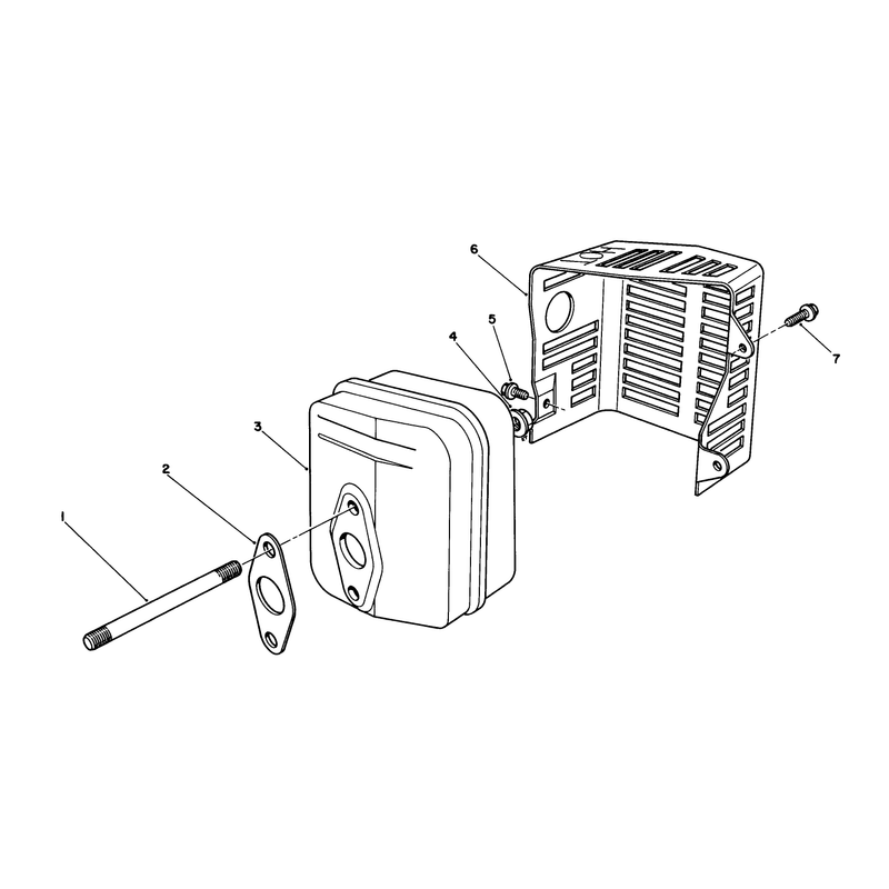 Muffler Assembly Model No Vml0-2