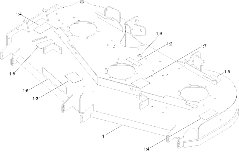Deck Decal Assembly No 140 1169