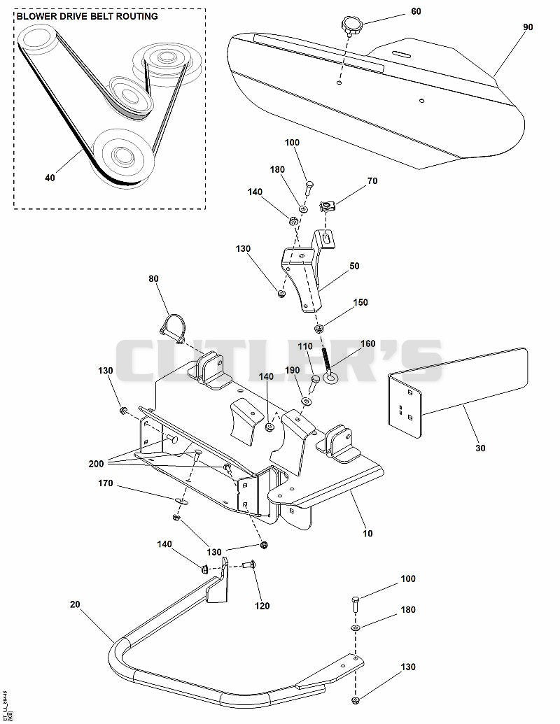 Blower Group - Deck Adapter