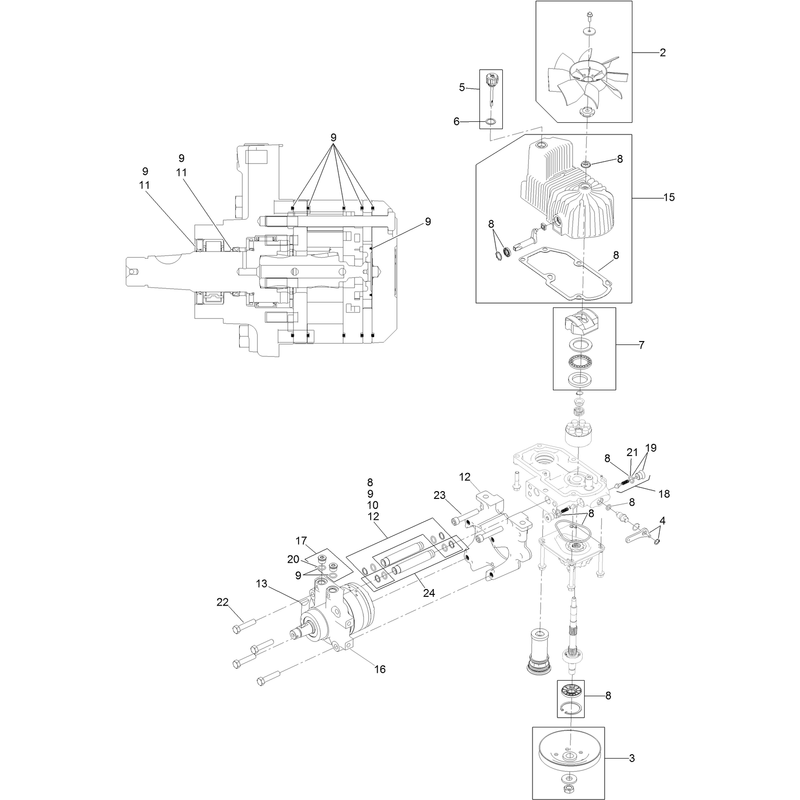 LH Hydro Assembly No. 126-1321