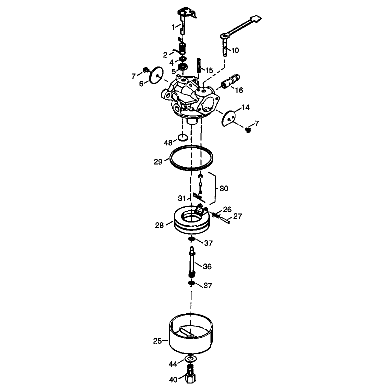 Carburetor No. 640086